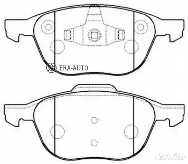HSB HP5143 Колодки торм