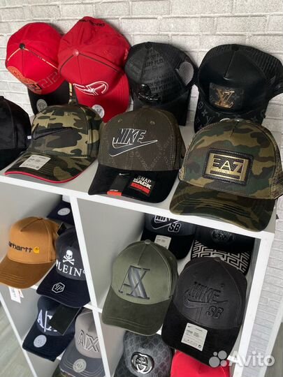 Бейсболка кепка разных брендов (premium)