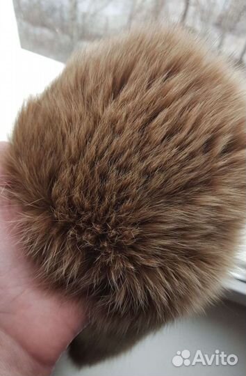 Воротник песцовый натуральный мех