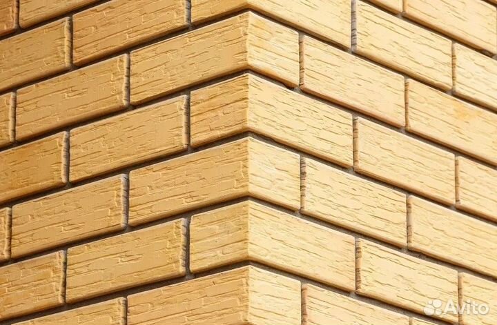 Кирпич облицовочный солома дикий камень 1,4 нф