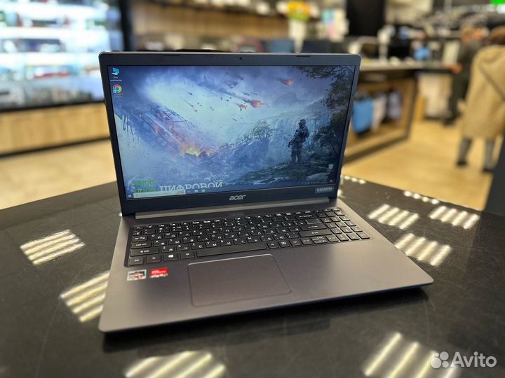 Новый Acer 15.6/Ryzen 3 3250/DDR4-8Gb/SSD-256Gb