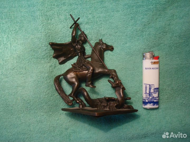 Георгий Победоносец Редкость бронза Москва 850 лет