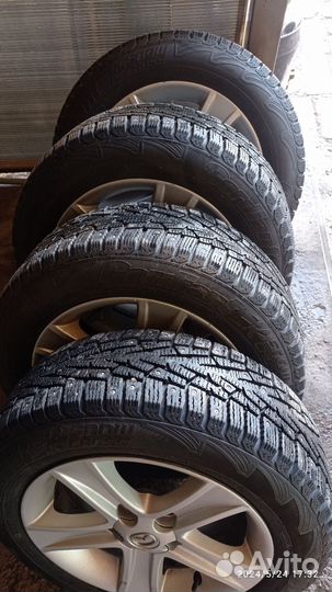 Колеса в сборе 205/60 R 16 зима шипы (шины 22 гв)