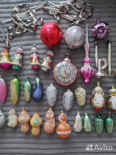 Елочные игрушки СССР ткачиха советские на ёлку