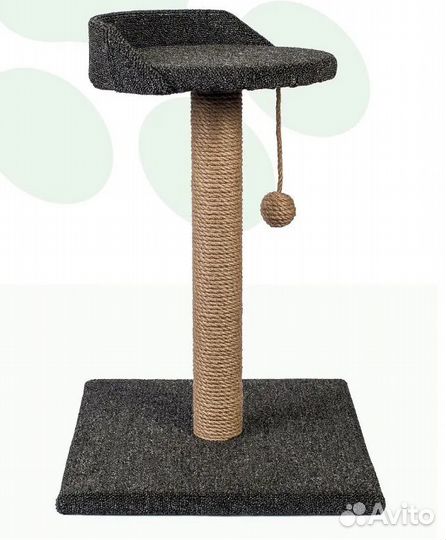 Когтеточка столбик с лежанкой для кошки