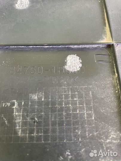 Накладка торпедо hyundai solaris 1