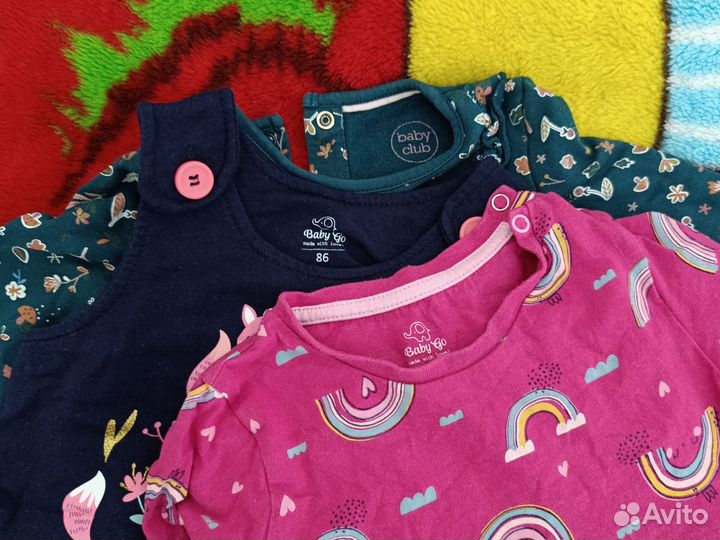 Платья пакетом для девочки 80-86