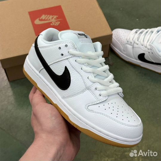 Кроссовки Nike Dunk Low Pro SB White Gum