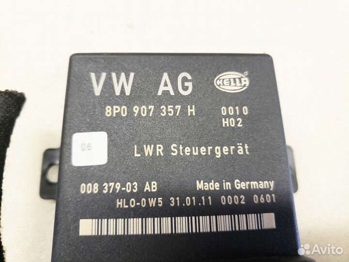 Блок управления корректора фар Audi Q7