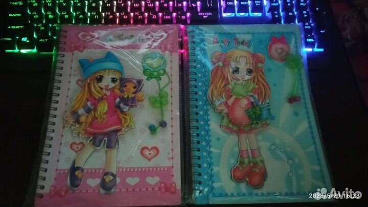 Блокнот Анимэ и закладки магнитные