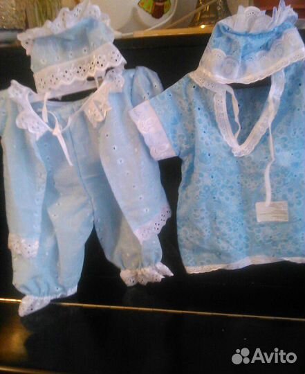 Набор крестильный из батиста