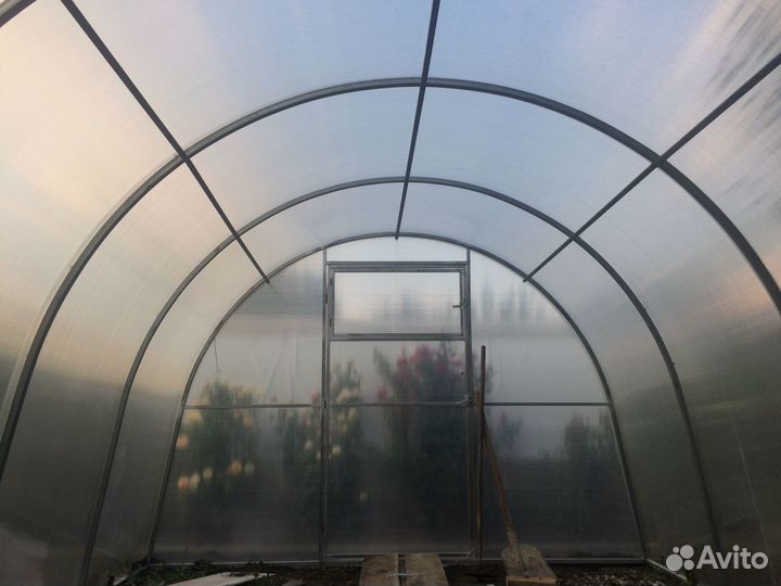 Теплицы из поликарбоната цинк из проф 25х25