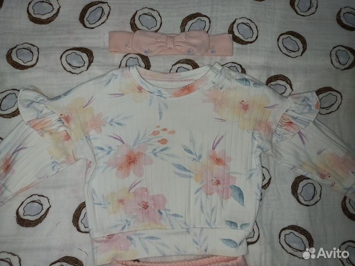 Костюм для новорожденных девочек 68р