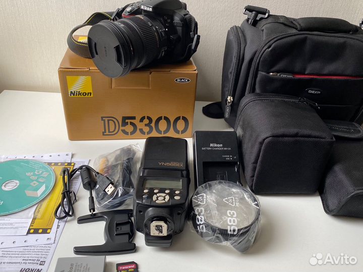 Продам фотоаппарат Nikon D5300 Комплект
