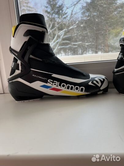 Лыжные ботинки коньковые salomon