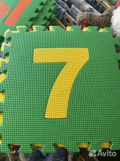 Детский коврик пазл 47шт 30*30