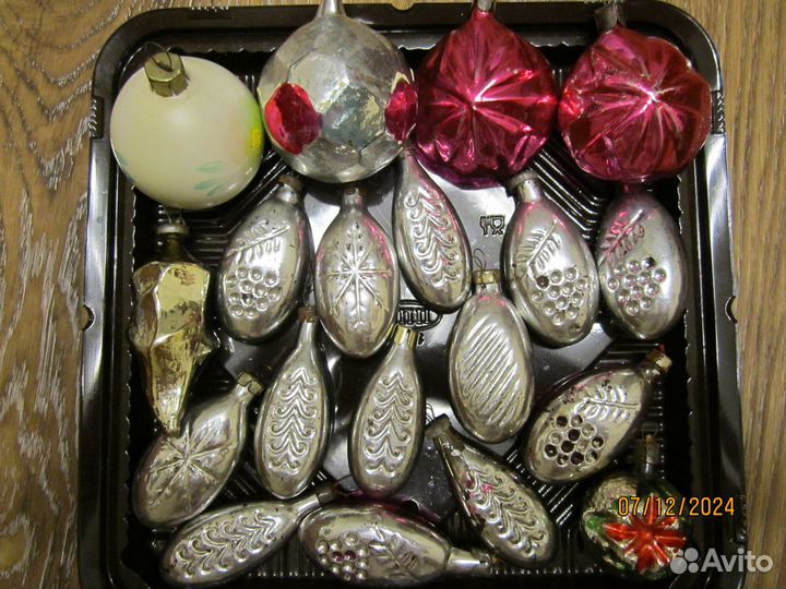 Елочные игрушки СССР одним лотом