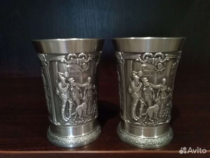 Кубки, бокалы, олово