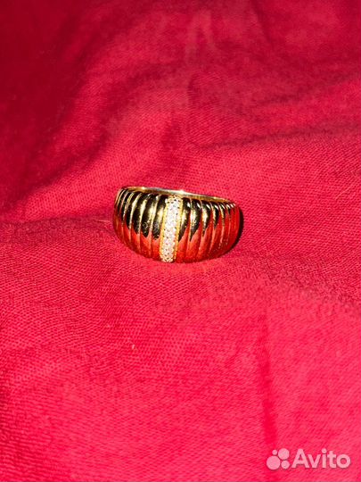 Кольцо с фианитами sunlight