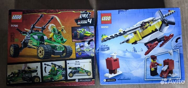 Lego Ninjago 71700 и city 60250