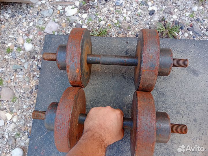 Продам гантели, штангу, скамью для жима