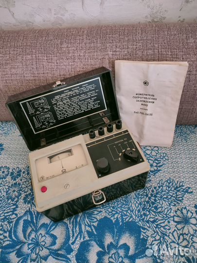 Измеритель сопротивления заземления М416