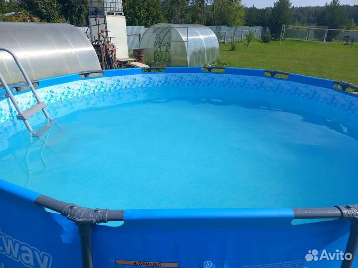 Каркасный бассейн 366 на 122 бу bestway