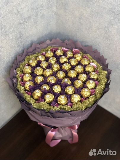 Съедобные букеты букет из конфет fererro