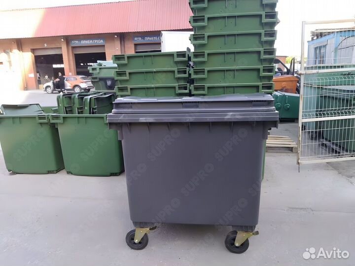 Мусорный евроконтейнер 1100л Ш2299