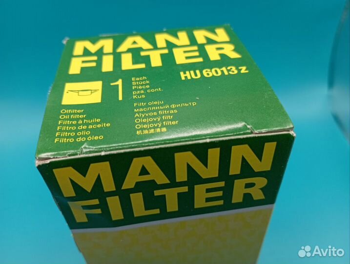 Фильтр масляный mann-filter HU6013Z