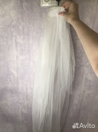 Свадебная фата новая