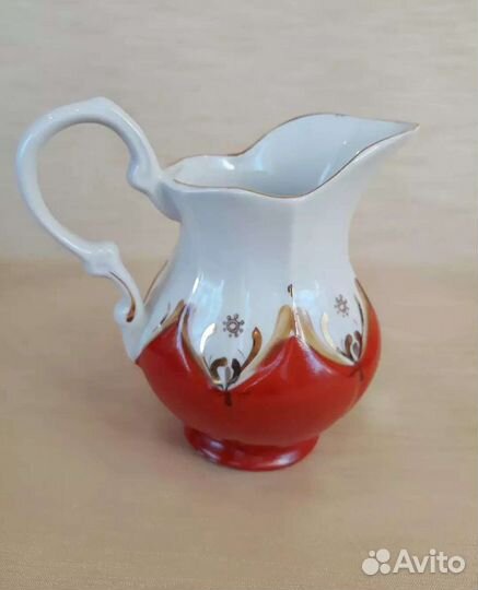 Кофейный сервиз Красный бутон Барановка