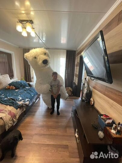 Белый мишка поздравление