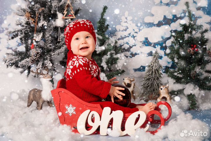 Новогодняя детская и семейная фотосессия