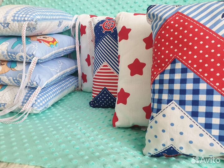 Бортики в детскую кроватку.Новые на заказ