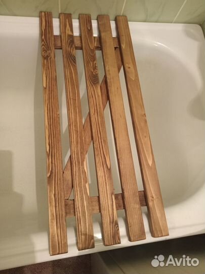 Сиденье-полка для ванны 68х28см