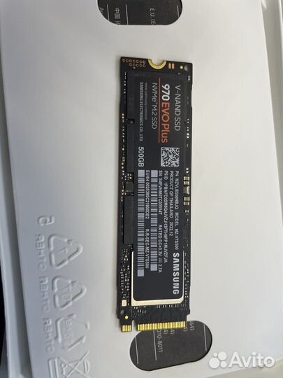 Ssd m2 nvme Samsung 500gb