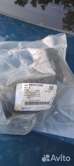 Патрубок воздушного фильтра Матиз 96591495