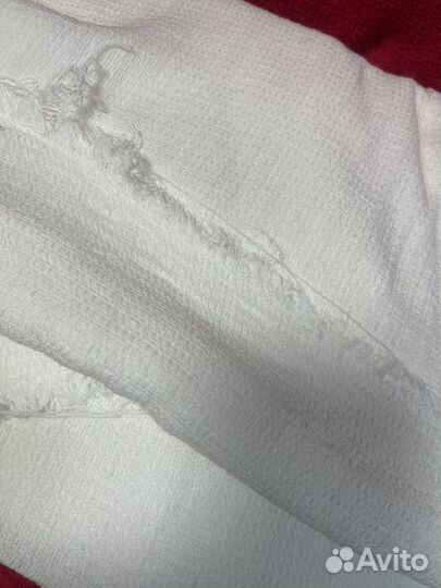 Отрез ткани марлевка вафельное полотно