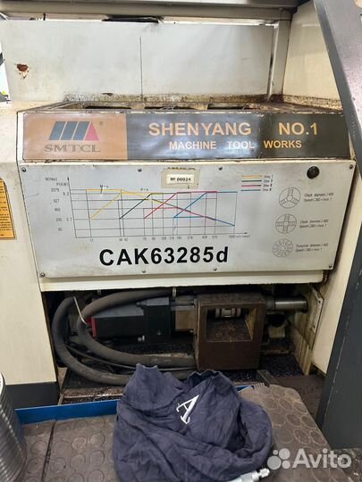 Токарный станок с чпу CAK63285D