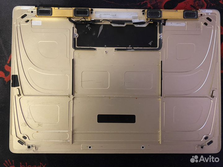 Нижняя крышка macbook 12 a1534 gold + аудиоплата