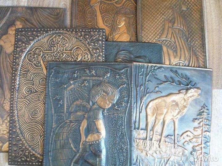 Чеканки пано СССР, разные