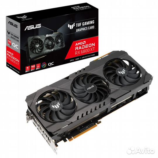 Видеокарта asus TUF gaming Radeon RX 6800 XT