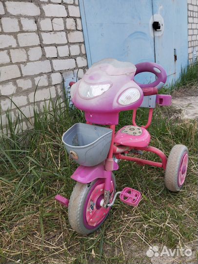 Детский трехколесный велосипед бу