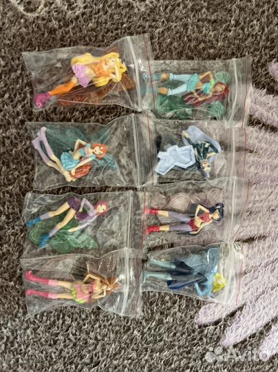 Коллекция из киндер сюрприза Винкс