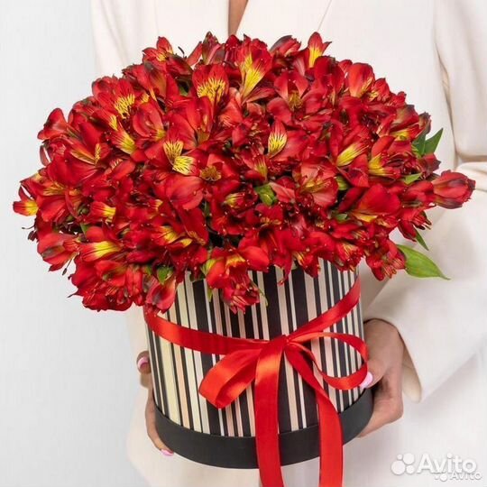 Букет альстромерий цветы