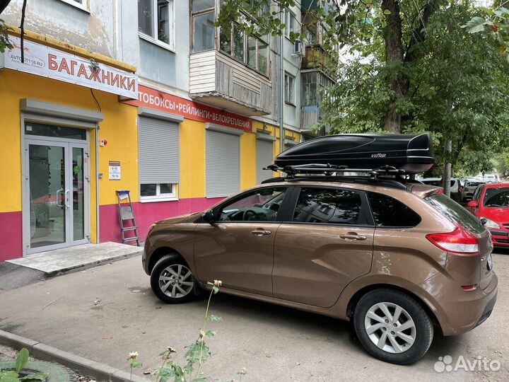 Автобокс Koffer 430 на Лада X-ray