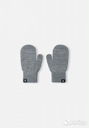 Варежки Reima Renn серые 6-8 л