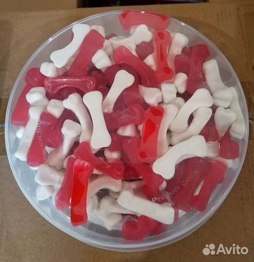 Мармелад жевательный Jellopy Косточка 150 штук