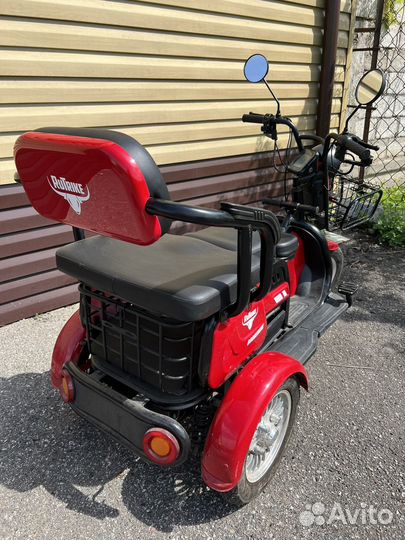 Электрический трицикл rutrike boomerang